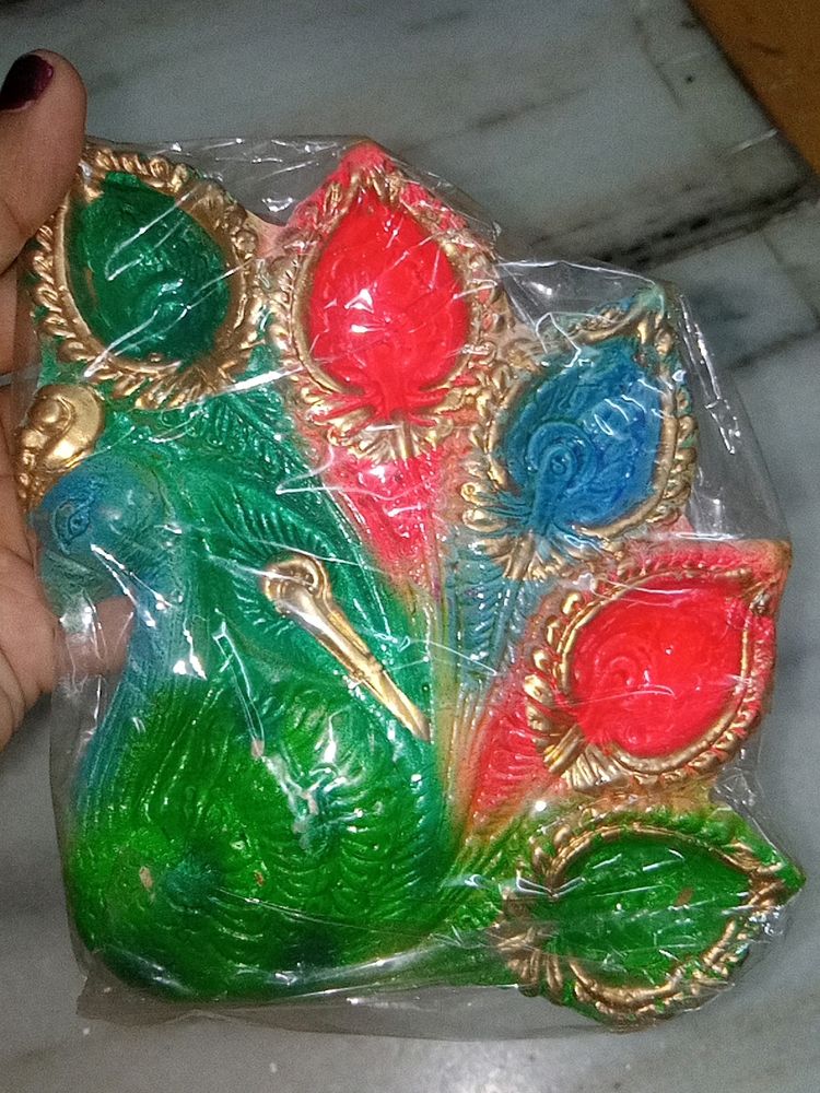 Peacock Shape Diya Diwali