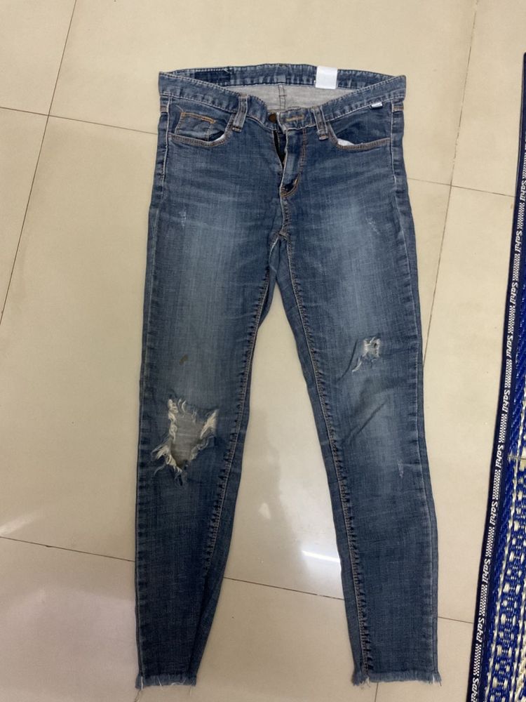 Ripped Denim Jeans