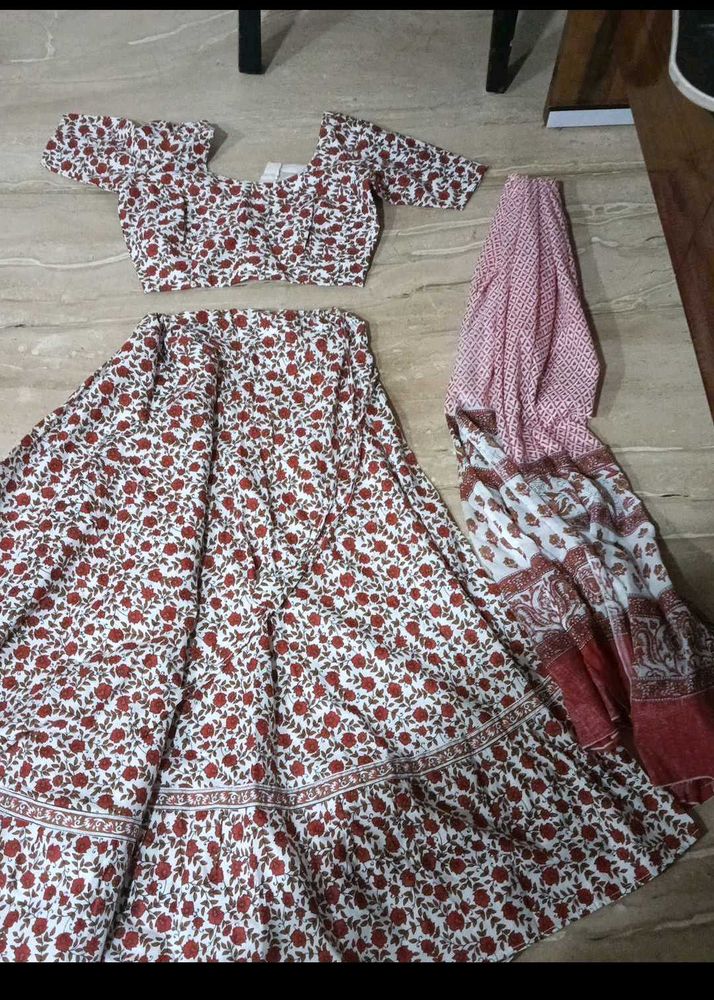 Floral Lehenga Choli Set