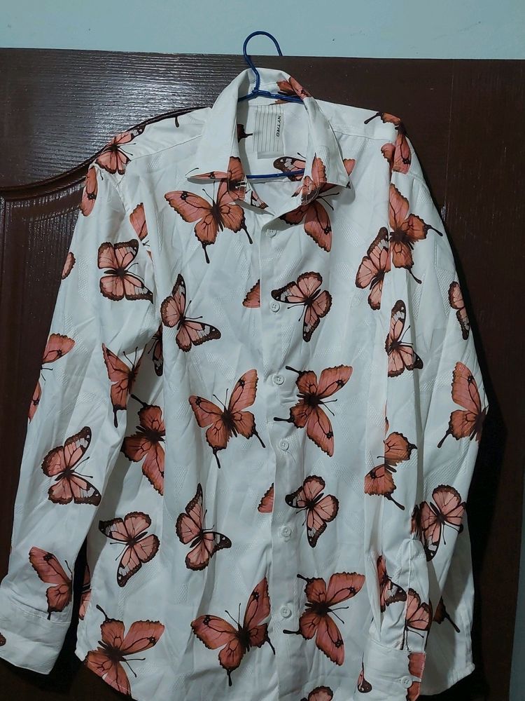 Women Shirt With Butterfly