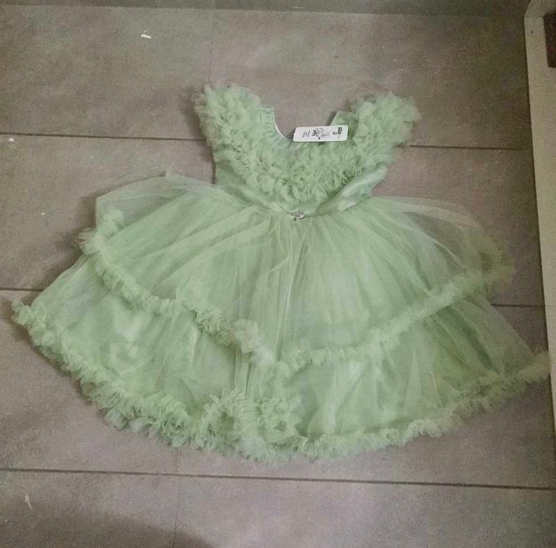 Cute Green Tulle Dress