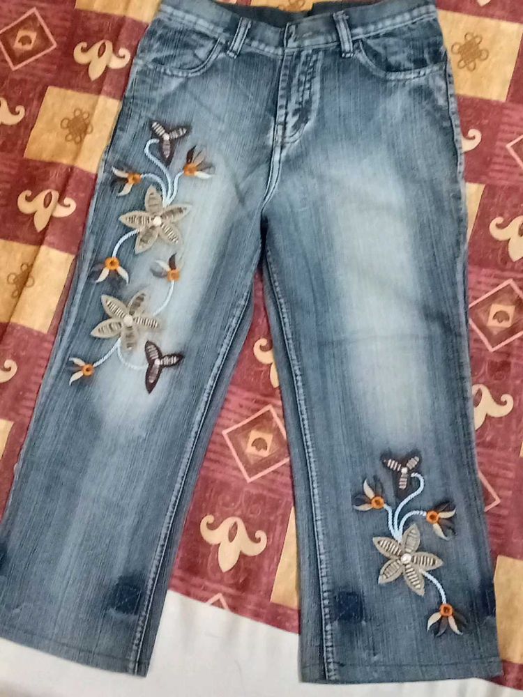 Women Jeans/Three Forth/Ankle Length