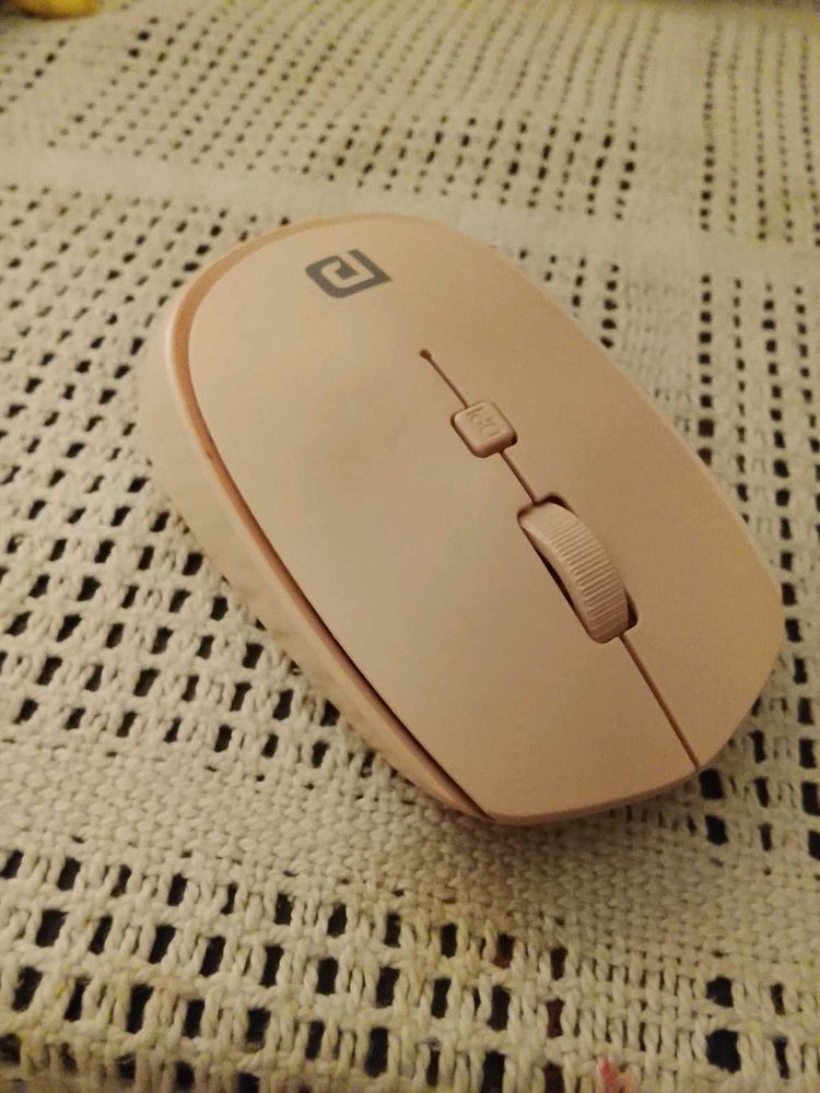 Portronics Wireless Pink Mouse Fully Working