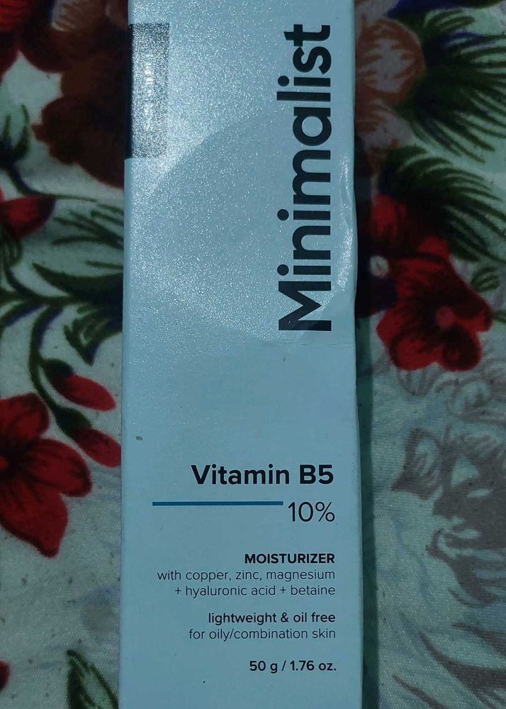 Minimalist Vitamin B5 Moisturizer