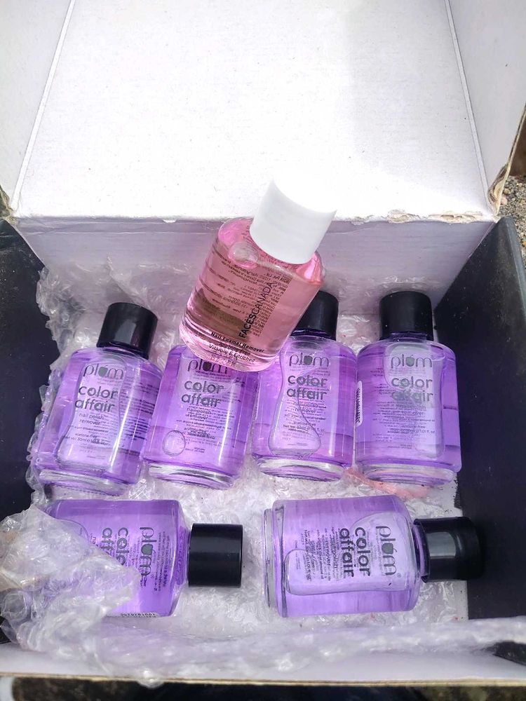 3 Pack ❤️ Plum Color Affair Nail Polish Remover
