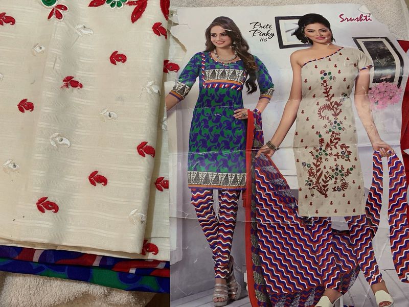 2 In 1 Kurta Suit Set Material