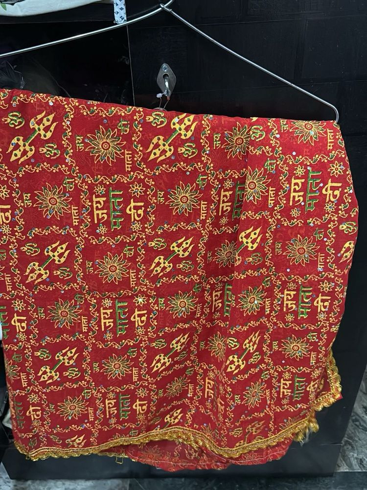 Red Mata Dupatta
