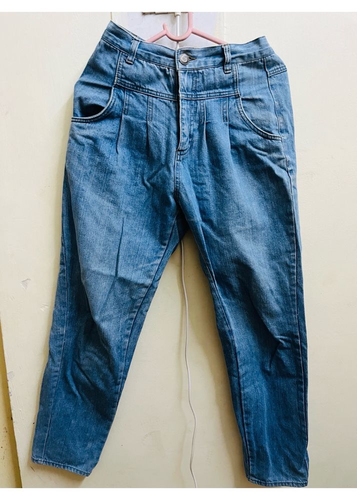 Blue Denim Moms Fit Jeans