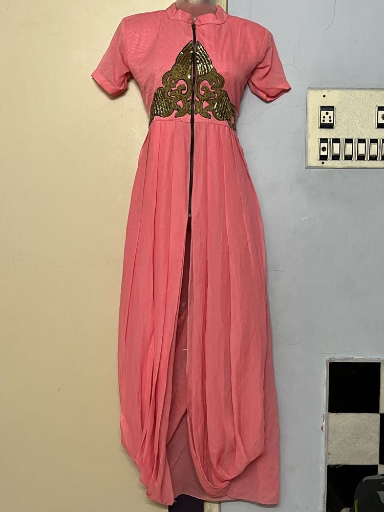 Pintrest Elegant Pink Ethnic Gown