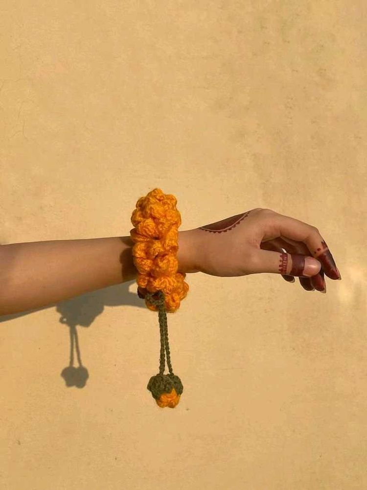Crochet Marigold Bangle