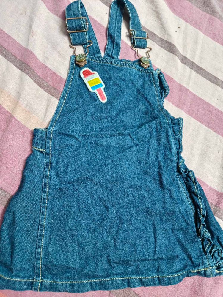 Cute Denim Jumper Dress