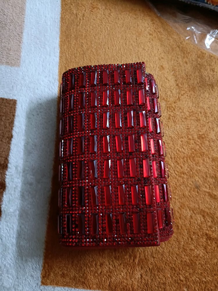 Red Party Clutch