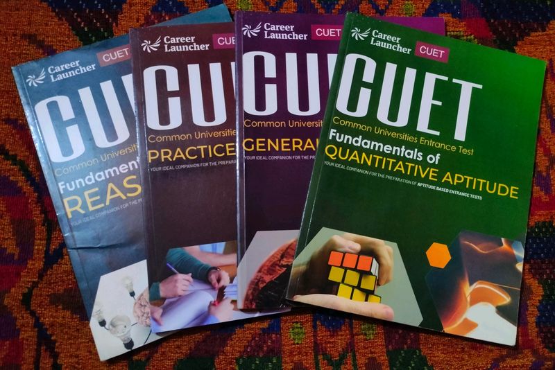 COMBO OF 4 BOOKS FOR CUET PREPARATION