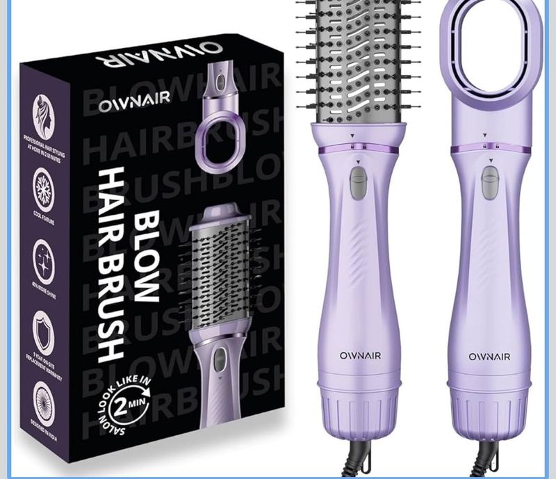 Ownair Hot Air Brush - Lilac