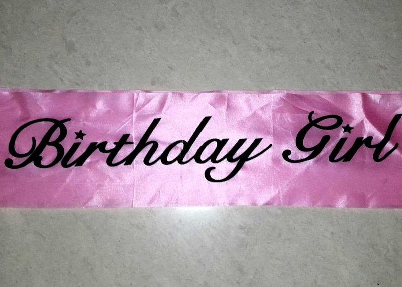 Birthday Girl Sash And Crown