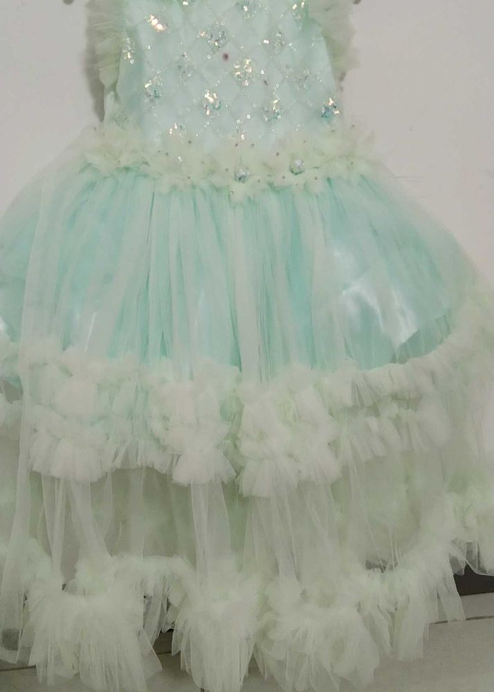 Mint Green Tulle Party Dress
