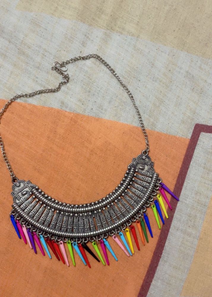 Trendy Silver Necklace