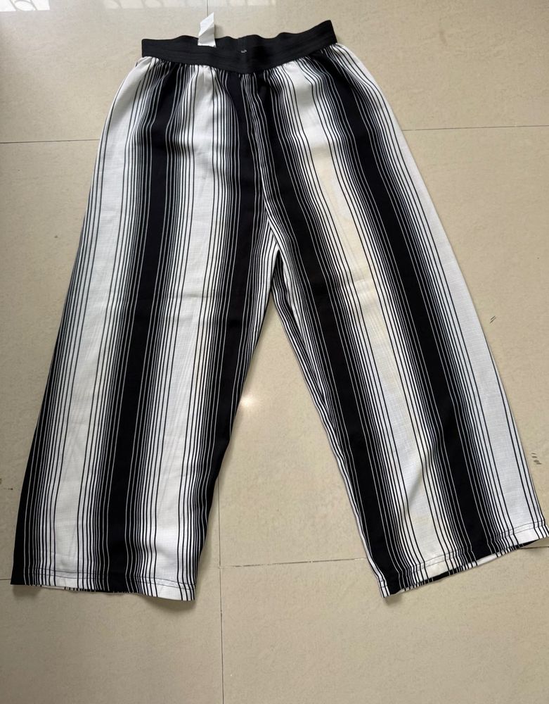 Straight Striped Pants