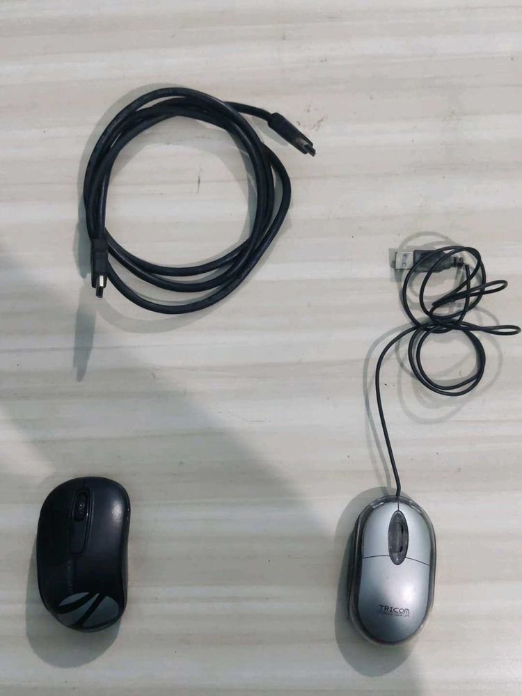 Mouse (Wireless &amp;Wired) &amp; HDMI Cable Bundle