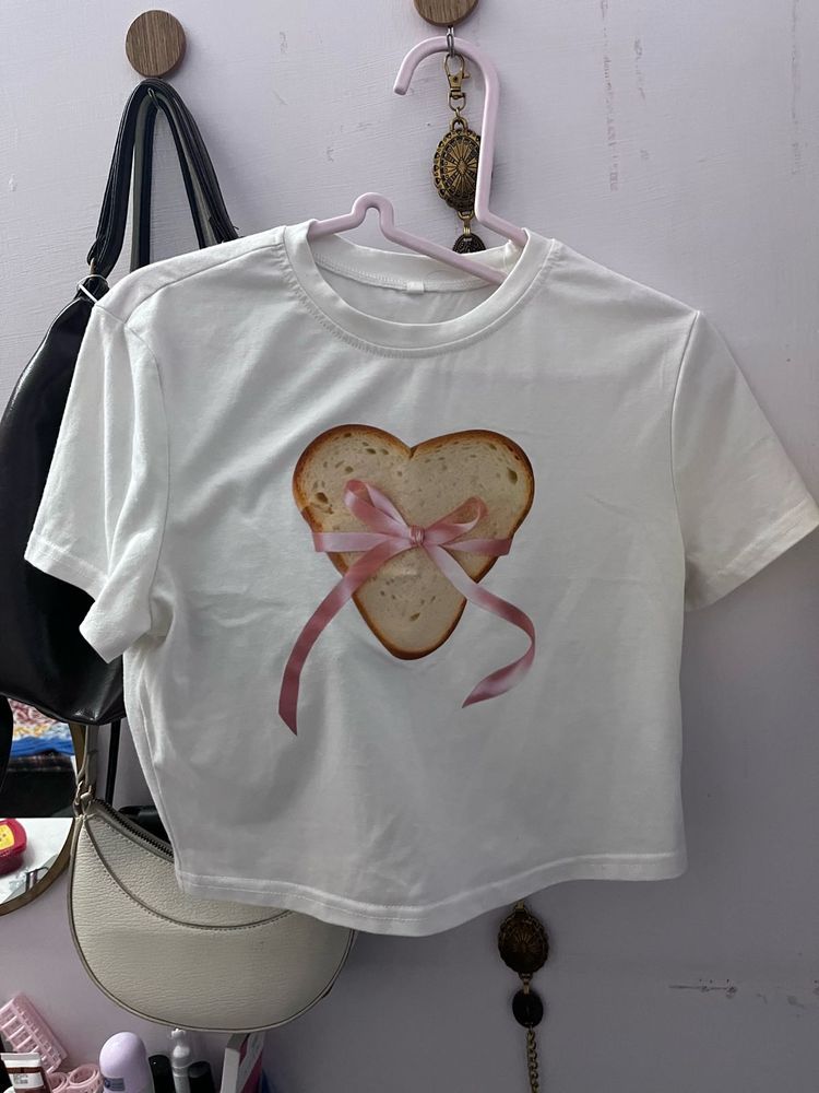 Cute Bread Heart Tee