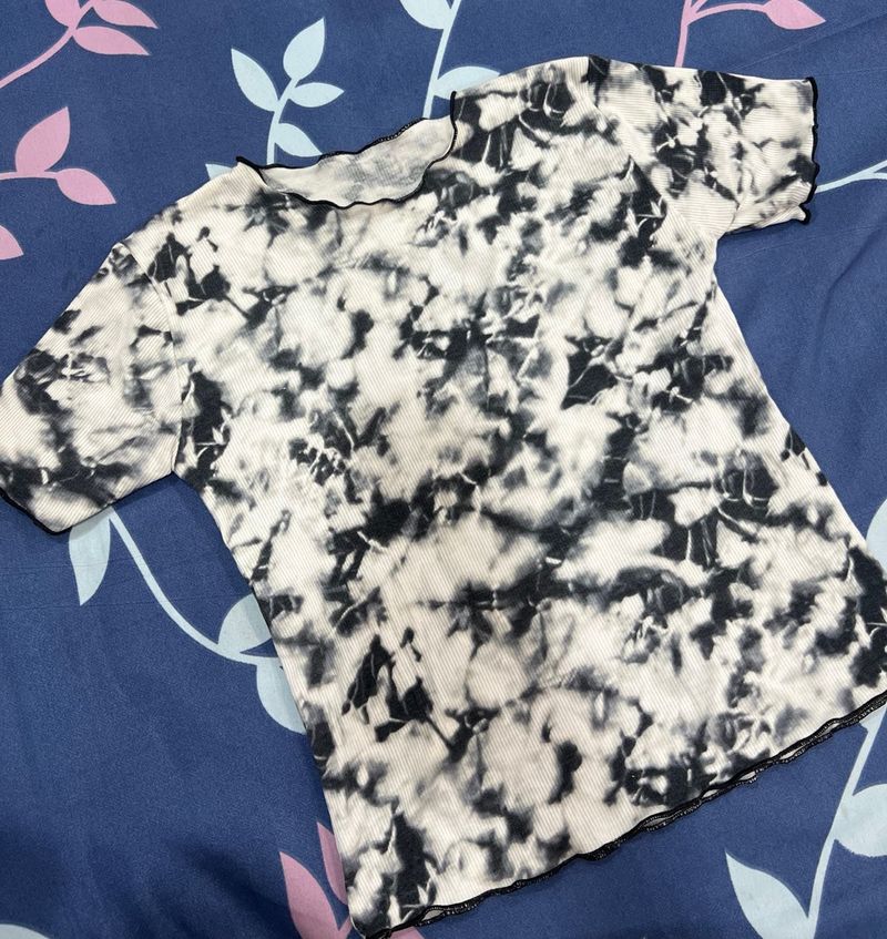 Tie Dye Ringer Tee