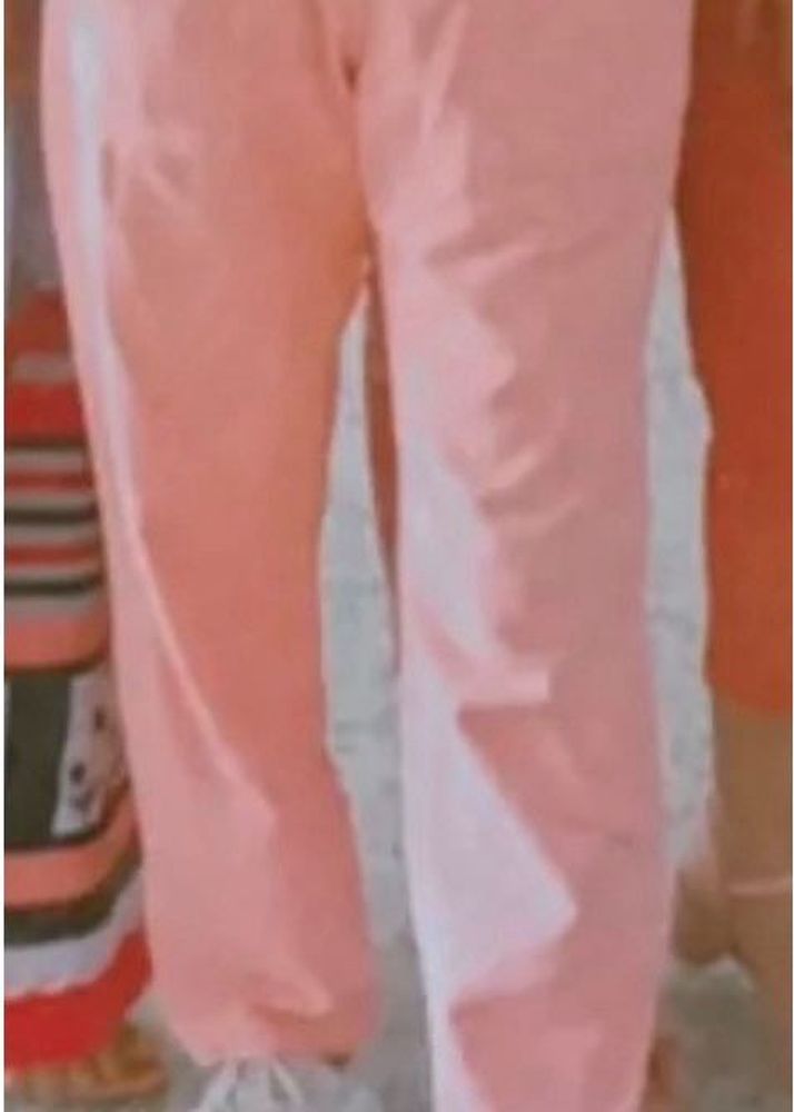 Pink Casual Pants