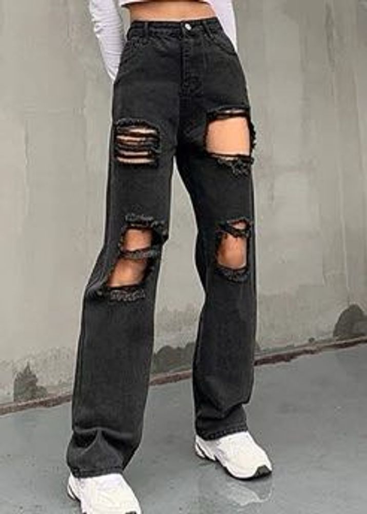 Urbanic Wide leg ripped jeans