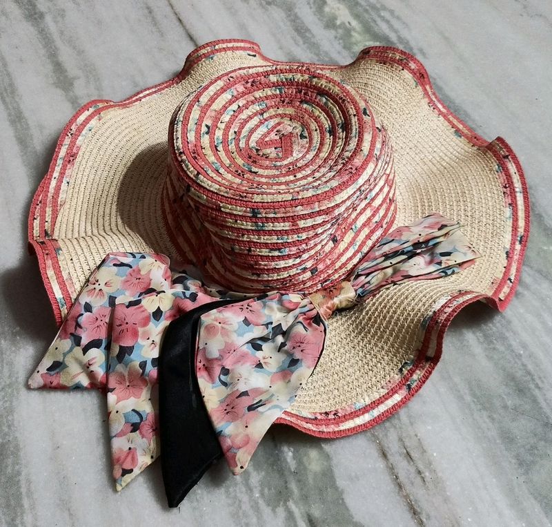 Summer Hat With A Bow