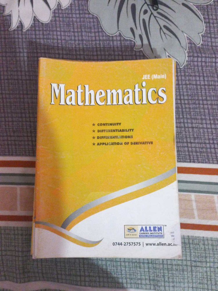 JEE Main Mathematics study material Of ALLEN KOTA