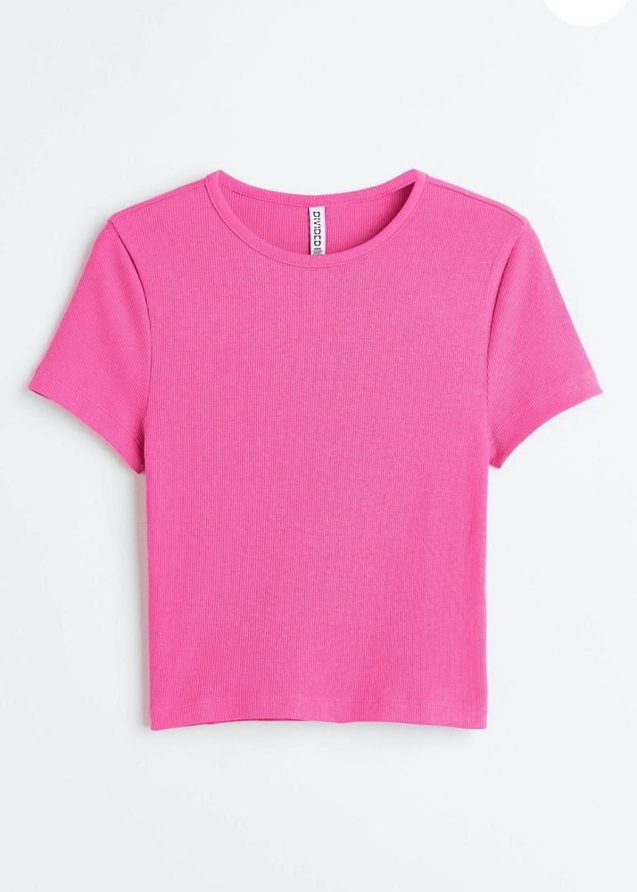 RIBBED CROPPED TOP