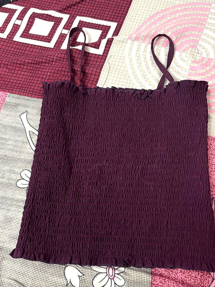 Cute Purple Cami Top
