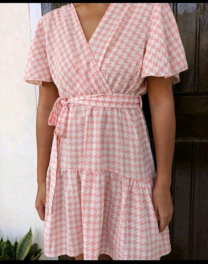 Loose Checked Dress