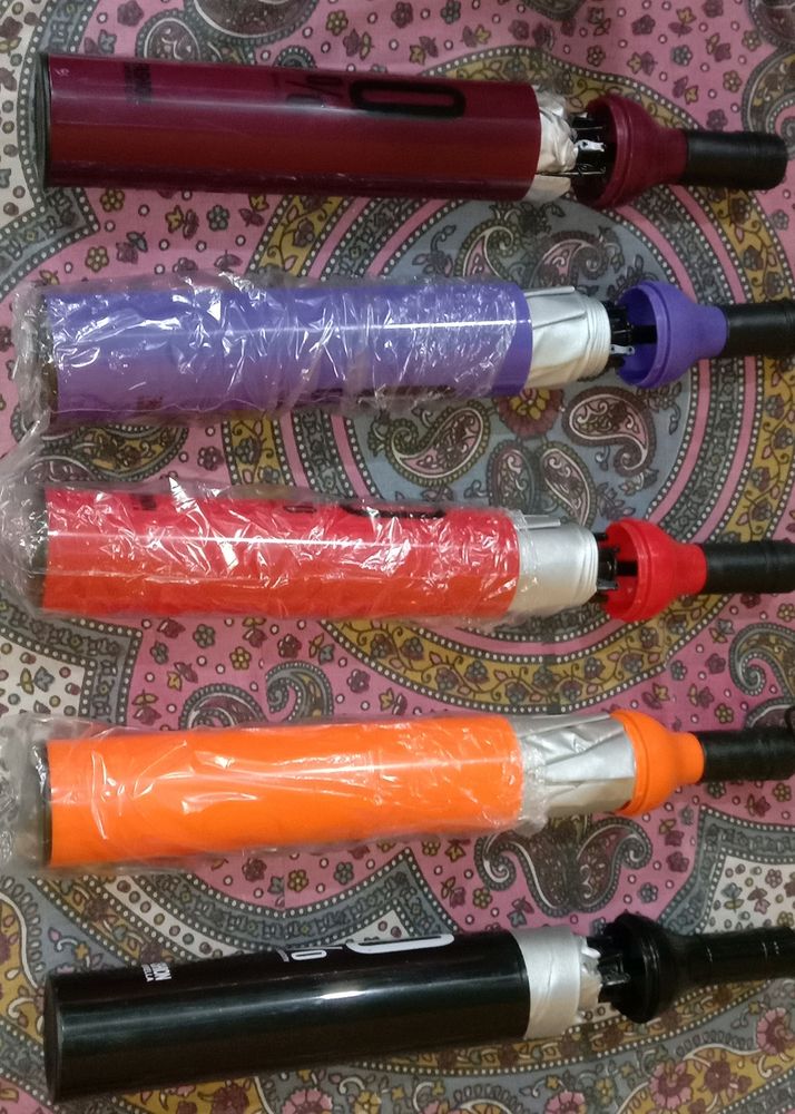 Red Color Bottle Shape Umbrella