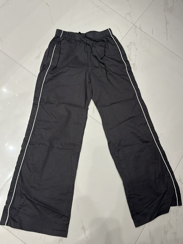 Dark Grey Wide Leg Pants