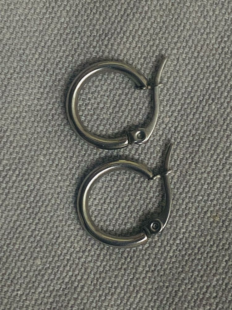 Basic Silver Hoops(mini)