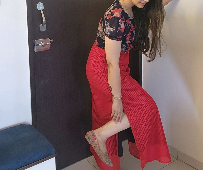 Georgette And Cotton Printed Women Dress
