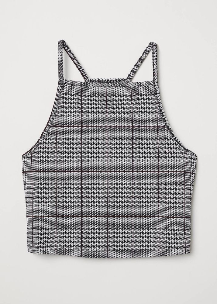 Plaid Crop Top
