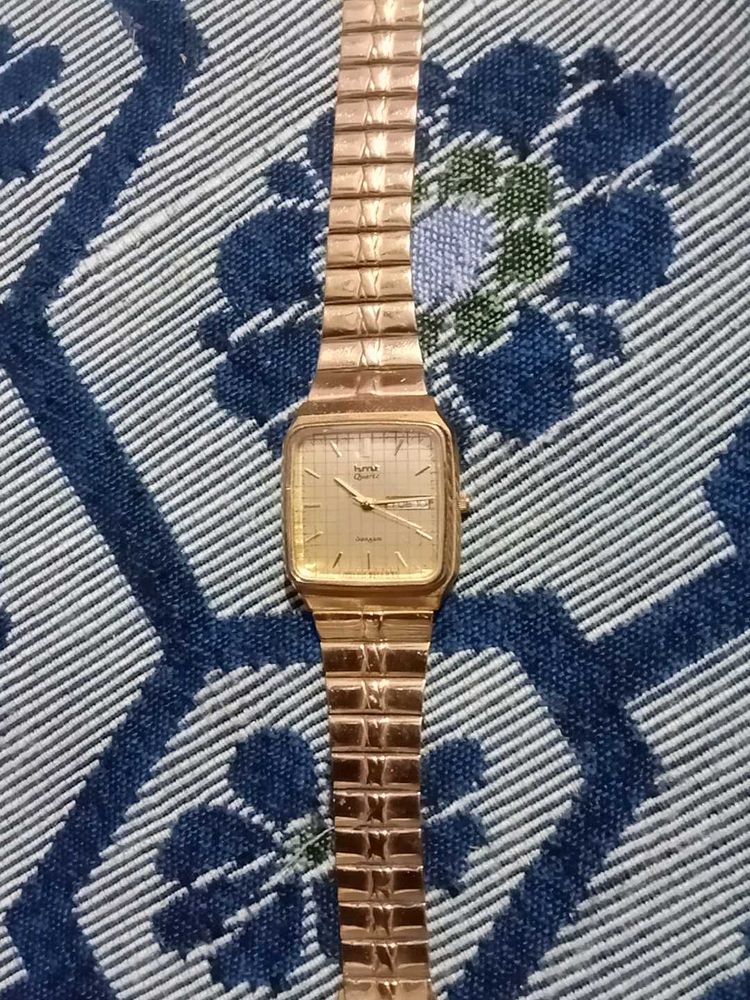 hmt Gold Watch