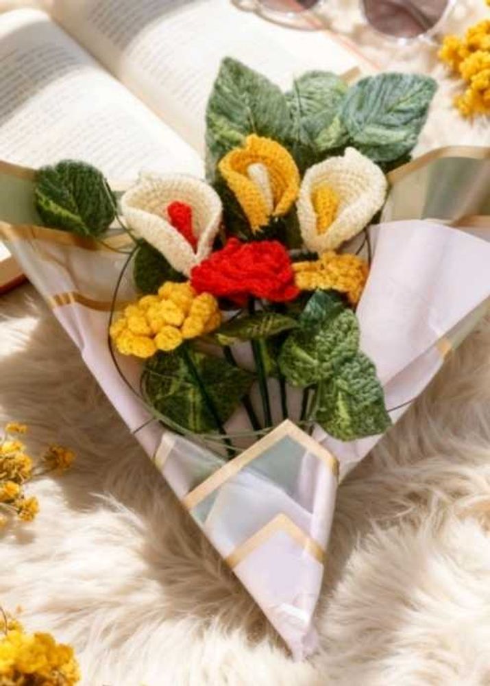 Crochet Flower Bouquet