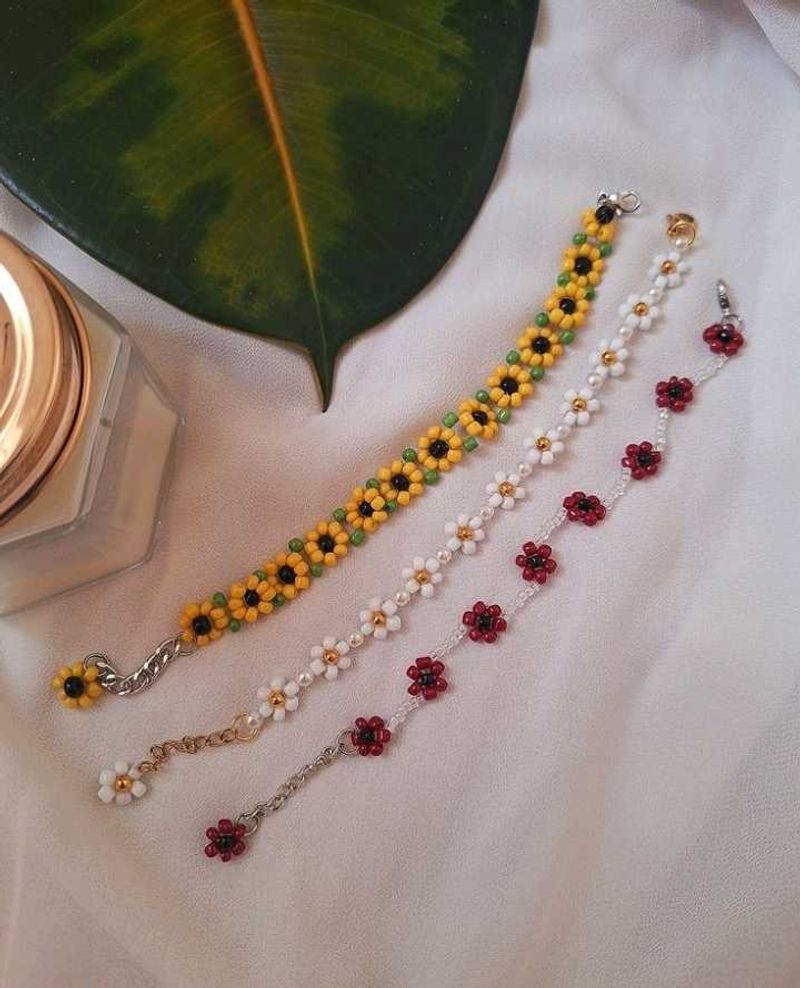 Sunflower Beaded Bracelets🌻