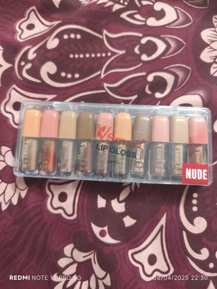 Smart Color Lip Gloss Set Nude