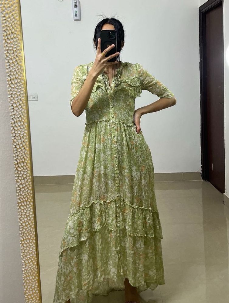 Hanky Hem Maxi Dress