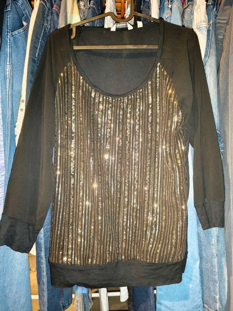 Sparkly Long Sleeve Top 36 to 38 inches