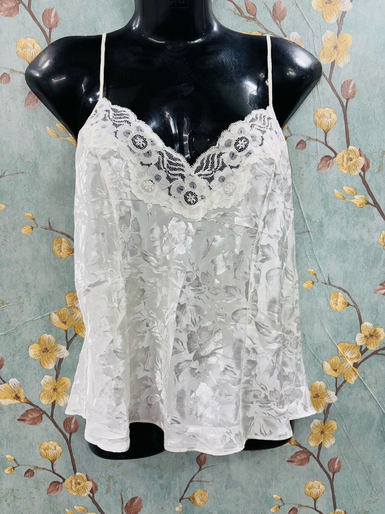 Vintage White Lace Cami
