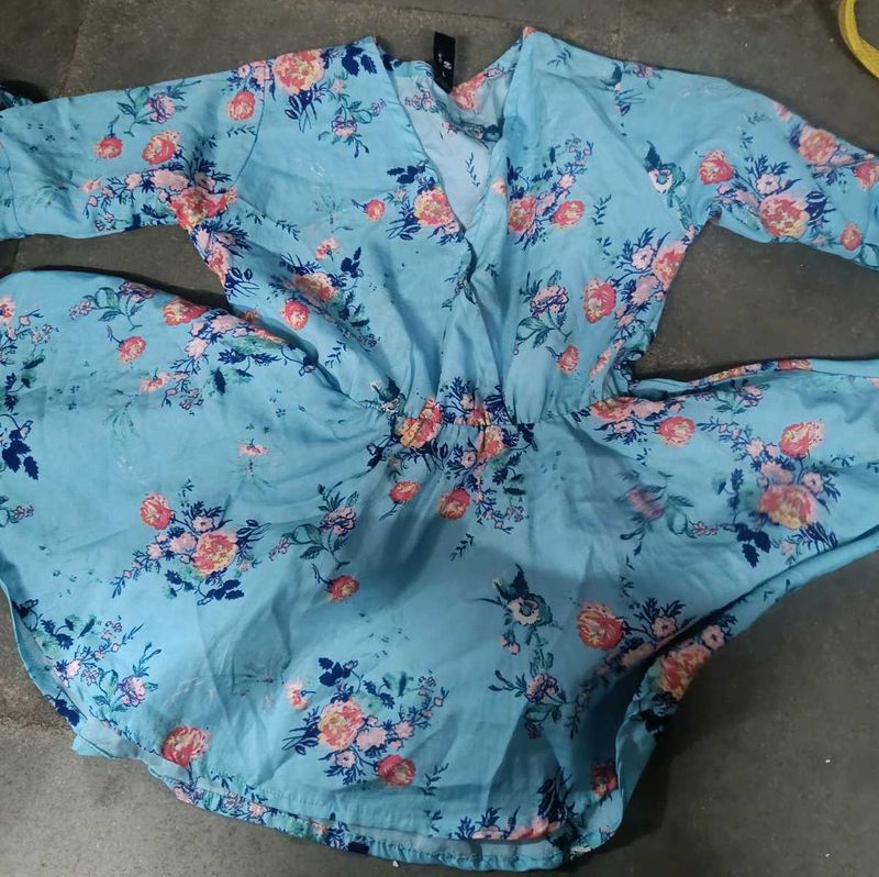 Floral Print Mini Dress
