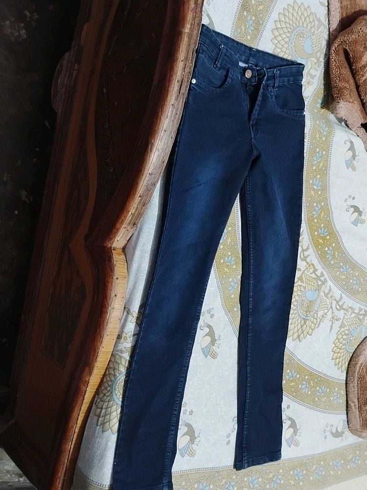 Dark Blue Denim Jeans