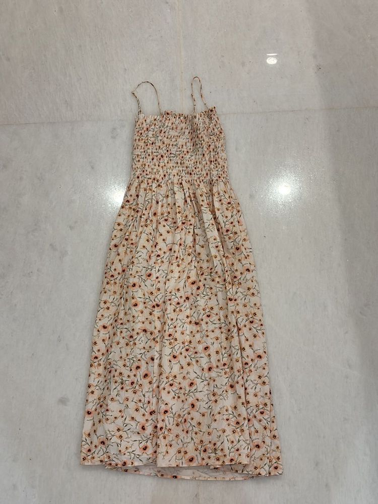 Floral Smocked Sundress