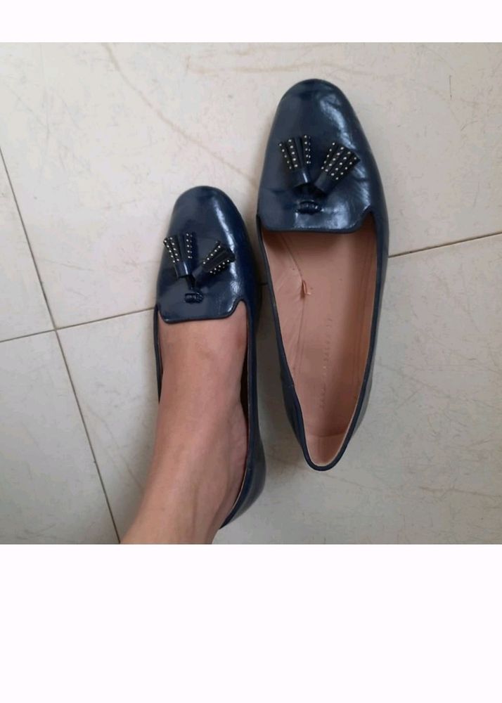Zara tassel loafers