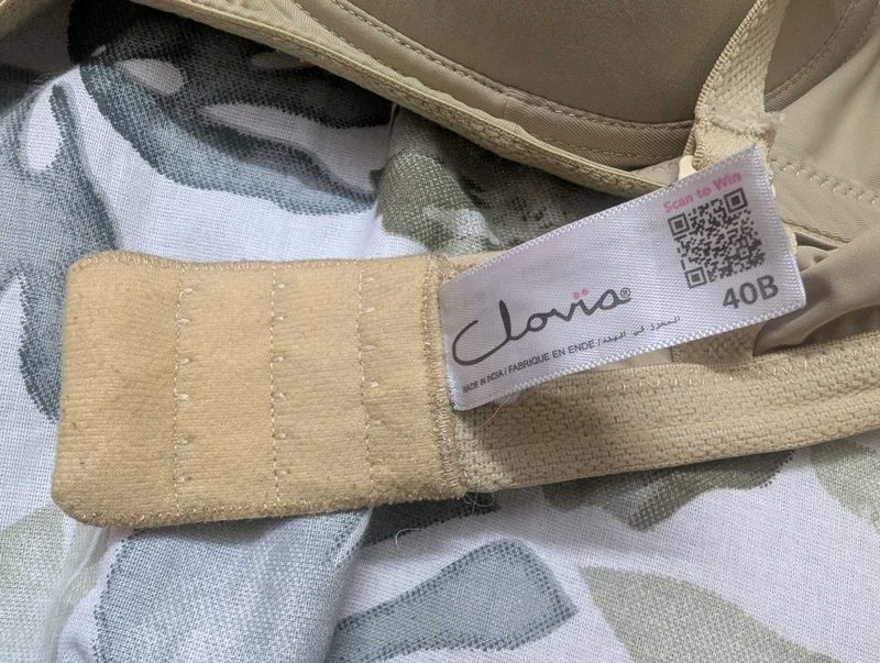 Clovia Beige Bra - Size 40B