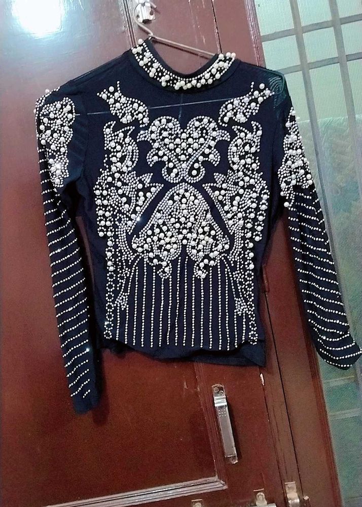 Elegant Embellished Top wore once